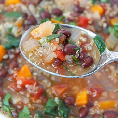 Quinoa Black Bean Soup (Easy + Vegan!) The Garden Grazer