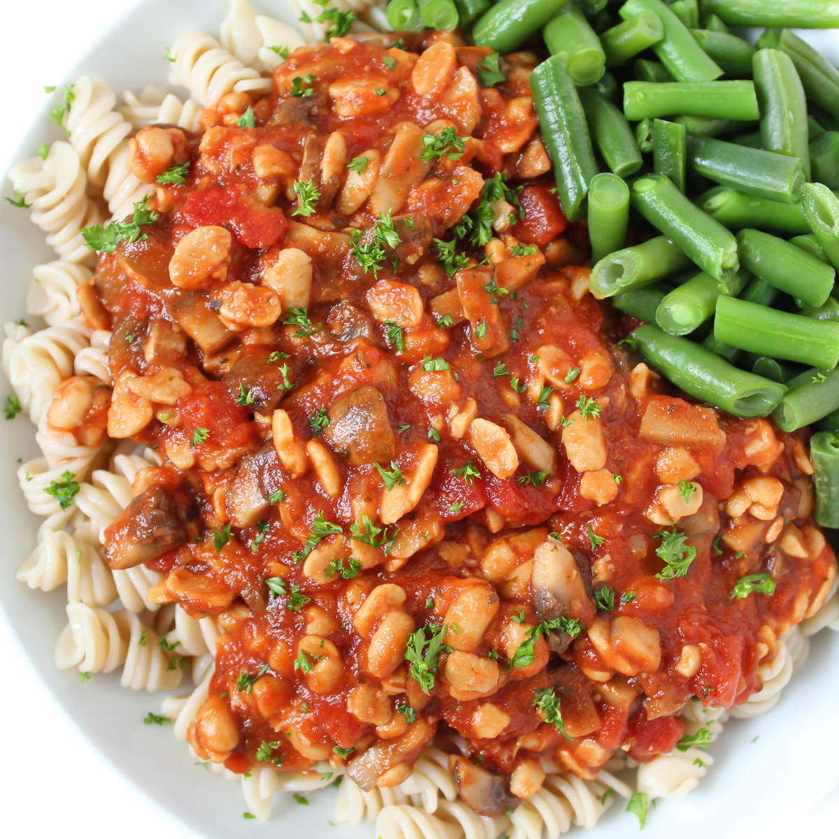 Tempeh Mushroom Pasta (Easy + 30 Minute!) The Garden Grazer