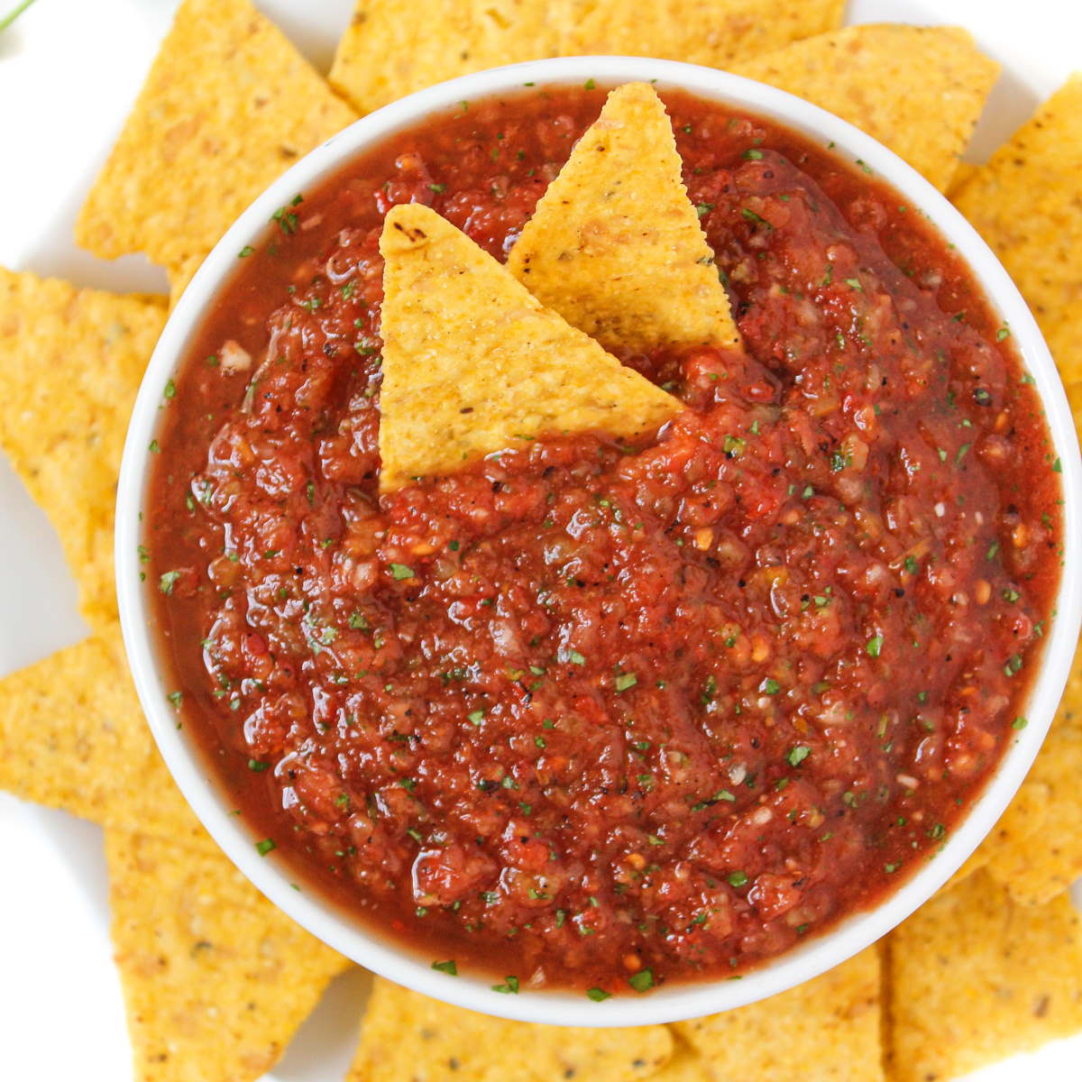 Easy Restaurant Style Blender Salsa Recipe - TheVegLife