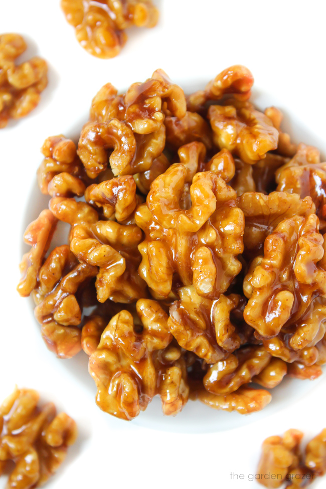 MapleVanilla Candied Nuts (Naturally Sweetened) The Garden Grazer
