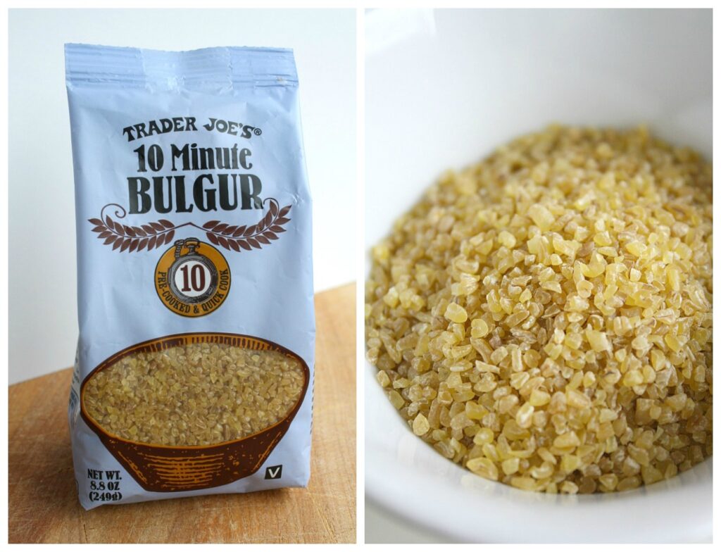 Photo of bulgur in a small bowl
