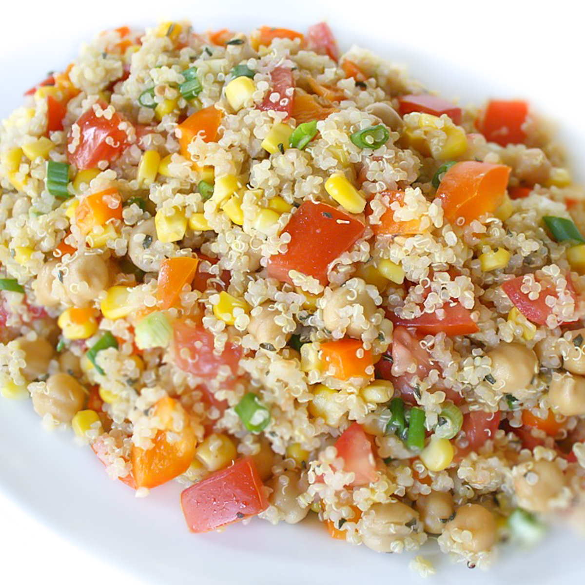 Quinoa Vegetable Salad with Lemon Dressing The Garden Grazer