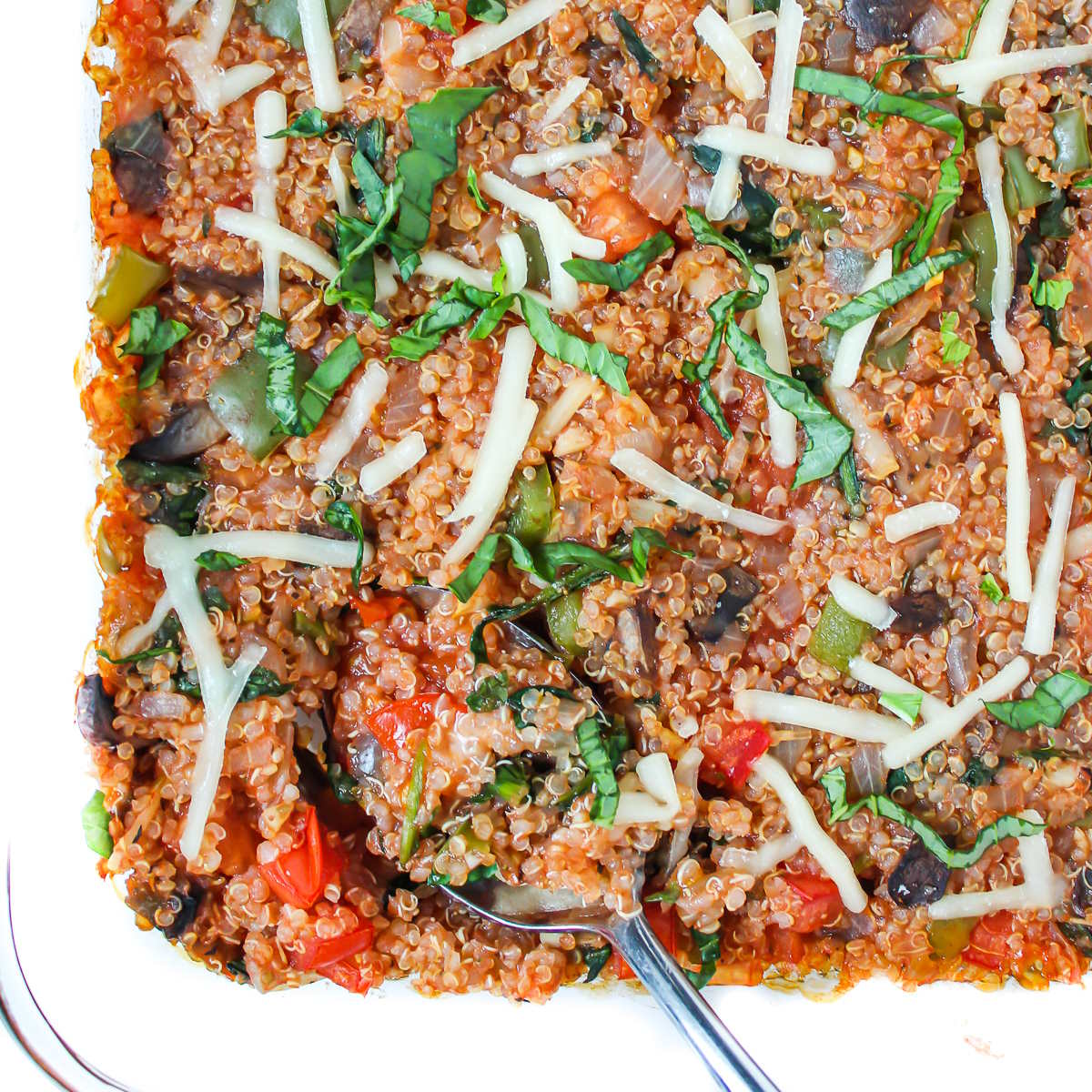 Pizza Quinoa Casserole (Vegan!) The Garden Grazer
