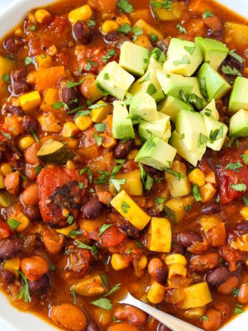 Summer vegetable chili cover photo