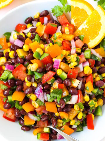 Southwest black bean salad cover photo
