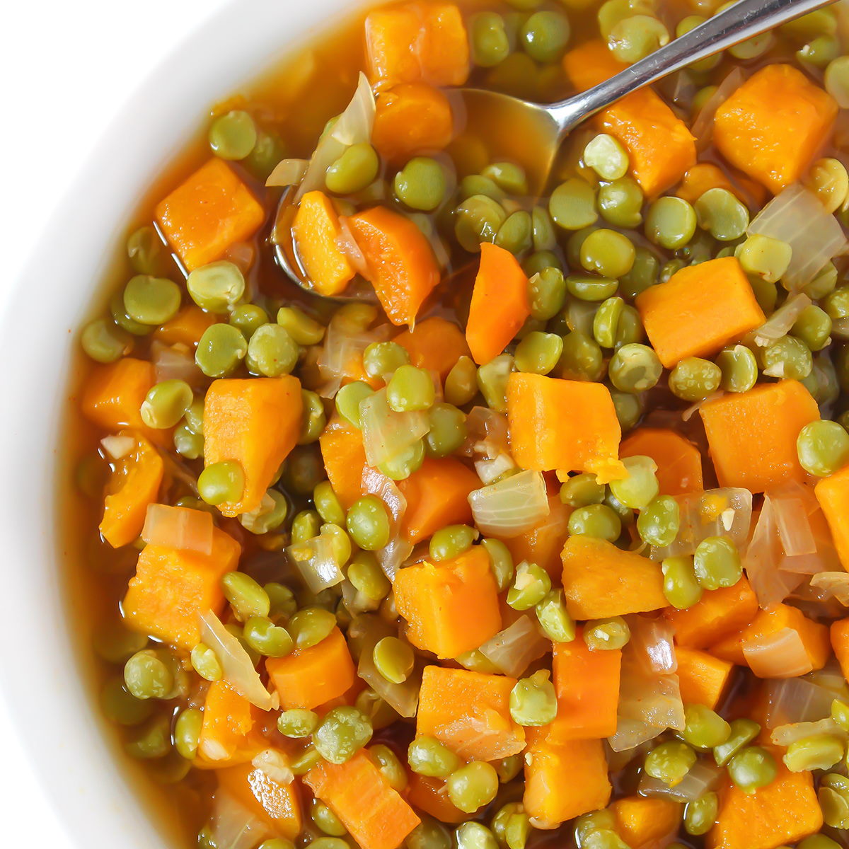 Smoky Split Pea & Sweet Potato Soup The Garden Grazer