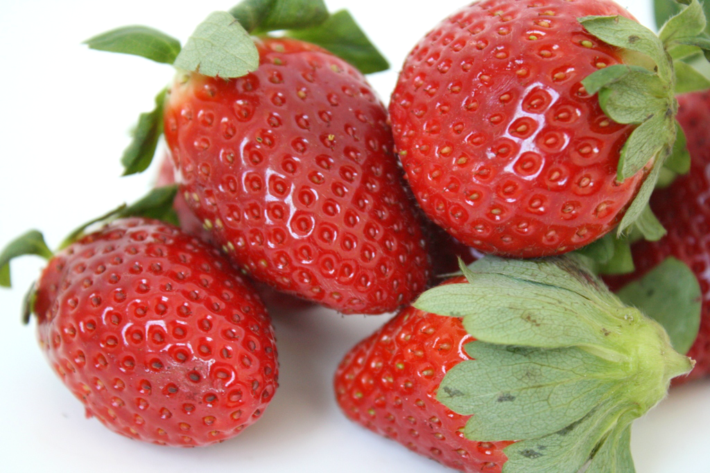 Fresh ripe strawberries