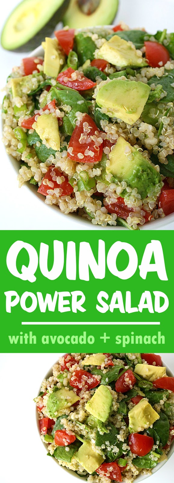 Quinoa Power Salad collage