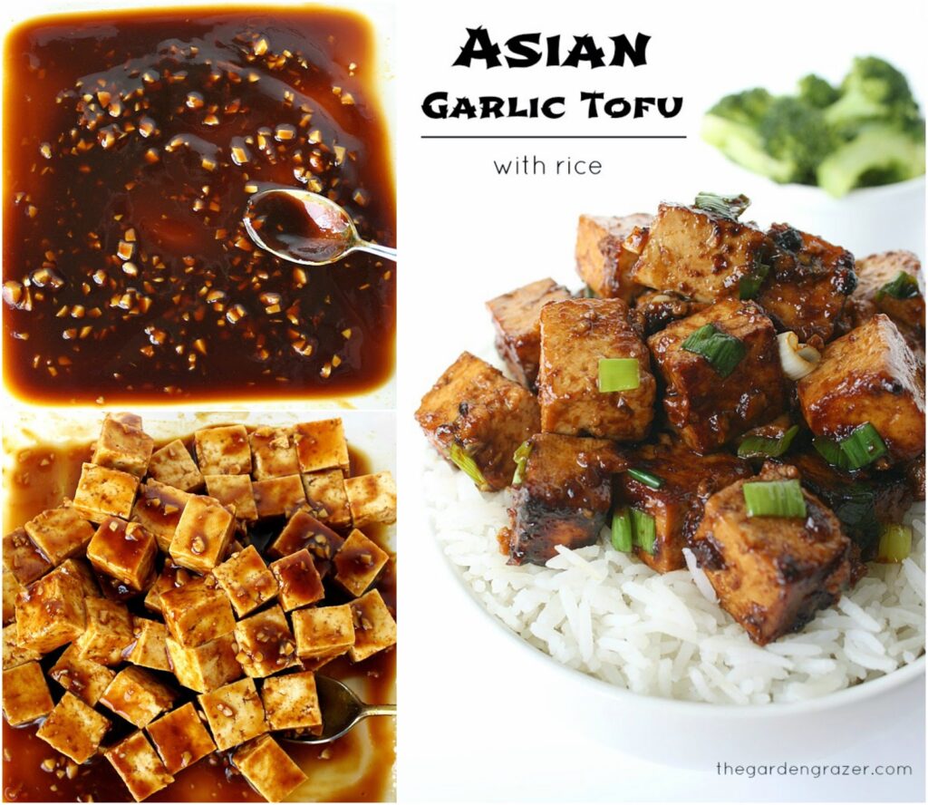 Photo collage of recipe preparation