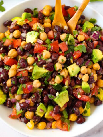 Fiesta bean salad cover photo