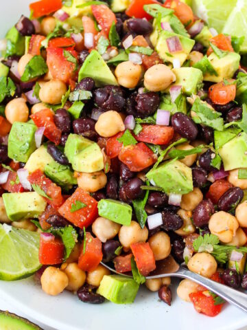 Fiesta bean salad cover photo