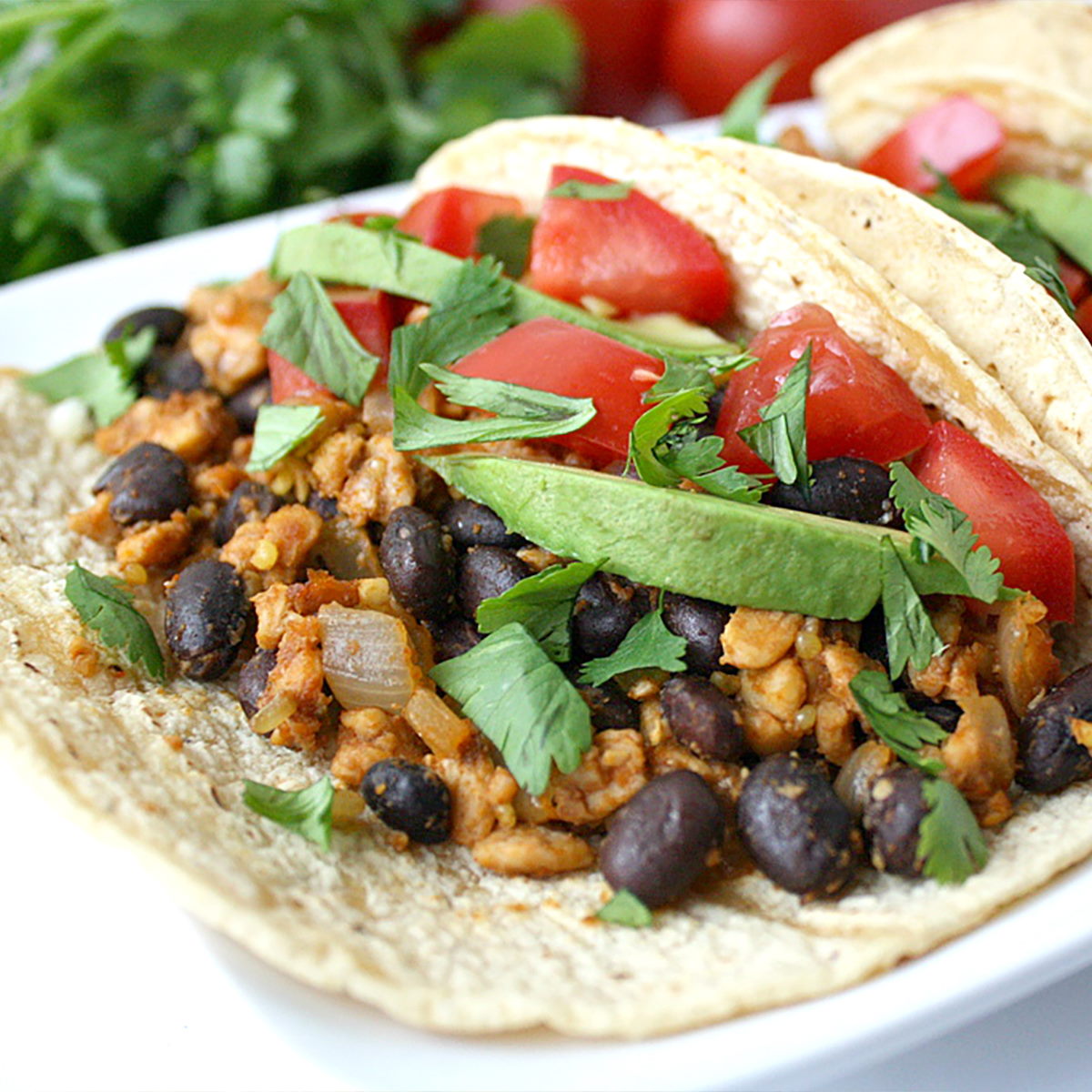 Black Bean Tempeh Tacos (High Protein) The Garden Grazer