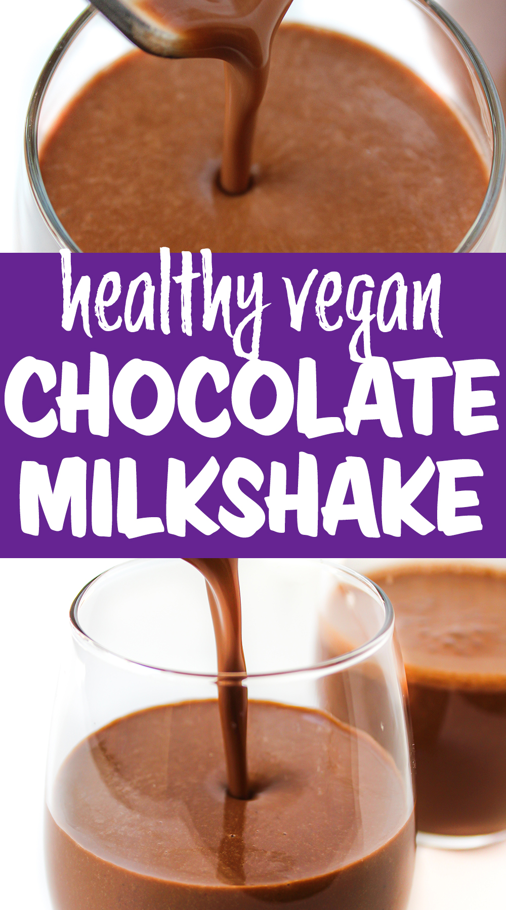 healthy milkshake photo collage