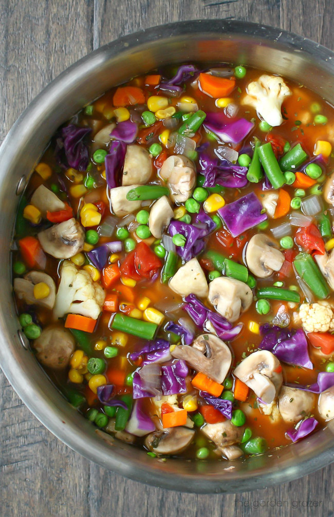 Ultimate Vegetable Soup Easy The Garden Grazer