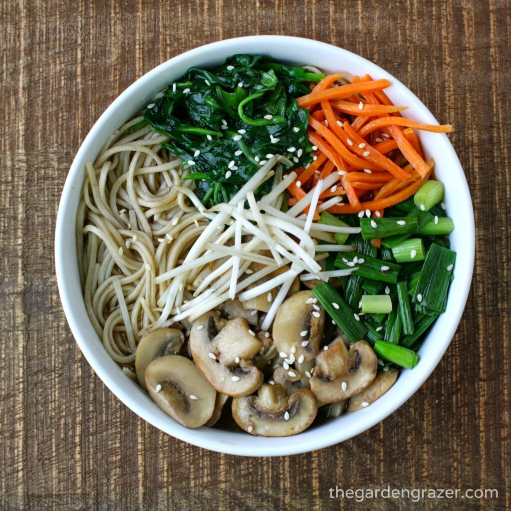 AsianInspired Noodle Soup (Easy & Vegan!) The Garden Grazer