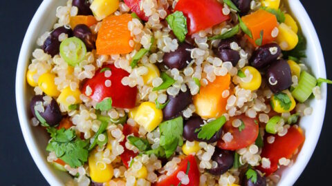 quinoa salad with orange lime dressing Mexican Quinoa Salad with Cumin-Lime Dressing