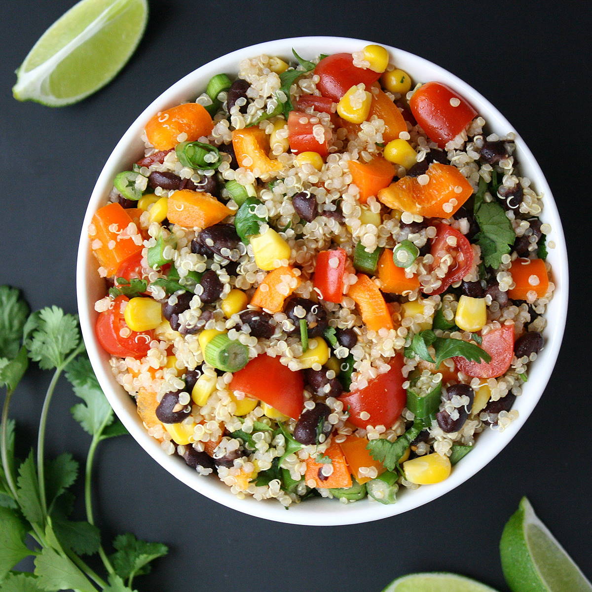 Mexican Quinoa Salad with CuminLime Dressing The Garden Grazer