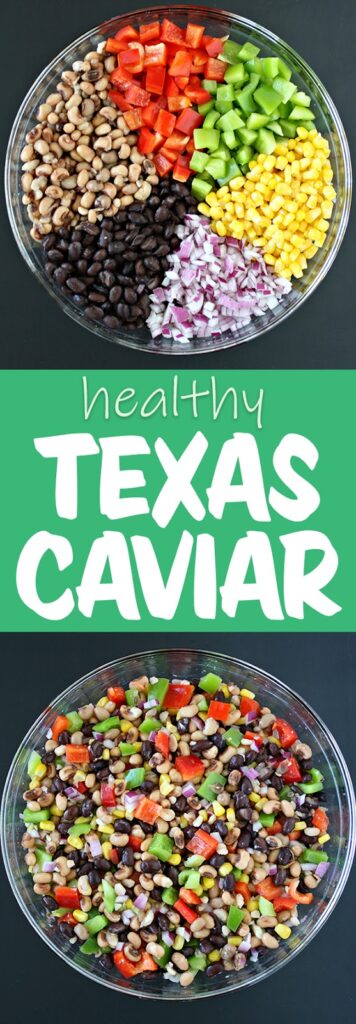 texas caviar photo collage