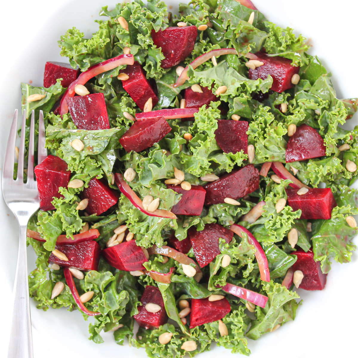 Roasted Beet and Kale Salad (Easy!) The Garden Grazer