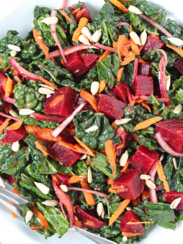 Kale beet salad cover photo