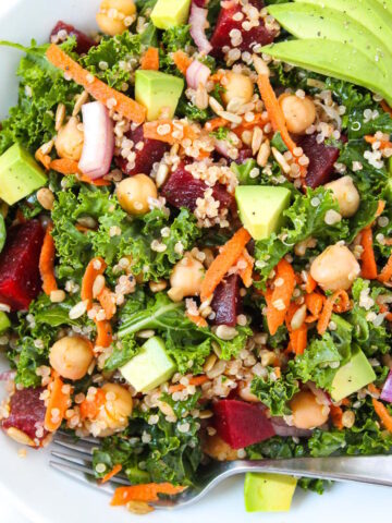 Kale superfood salad cover photo