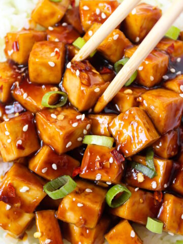 Baked teriyaki tofu cover photo