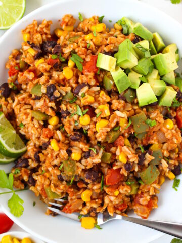 Fiesta rice and black beans cover photo