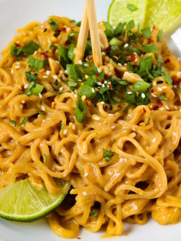 Peanut noodles cover photo