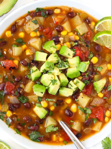 Southwest black bean soup cover photo