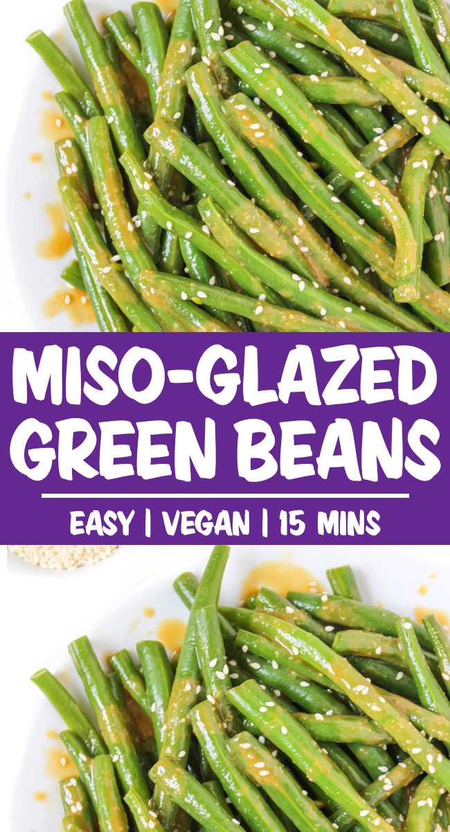glazed green beans photo collage