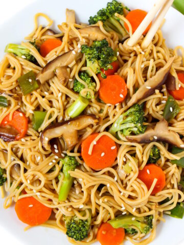 Teriyaki noodles cover photo