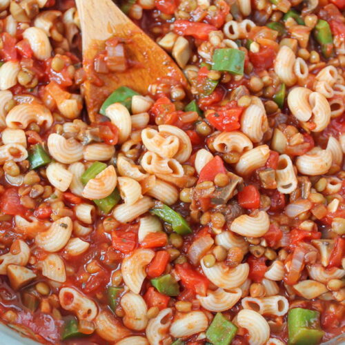 Vegan Lentil Goulash (AmericanStyle) The Garden Grazer