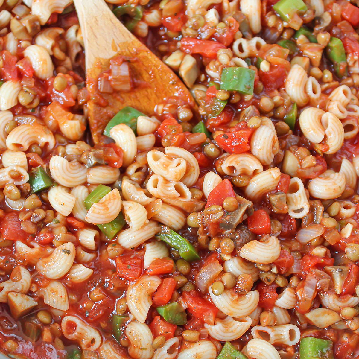 Vegan Lentil Goulash (AmericanStyle) The Garden Grazer
