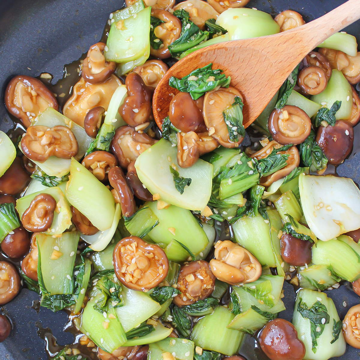 Bok Choy and Shiitake Mushrooms (Easy!) The Garden Grazer