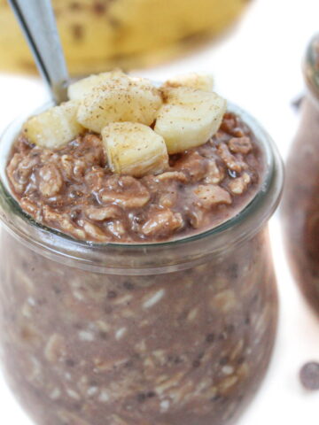 Chunky monkey overnight oats