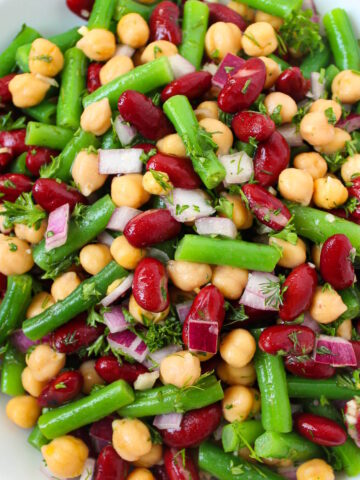 Three bean salad cover photo