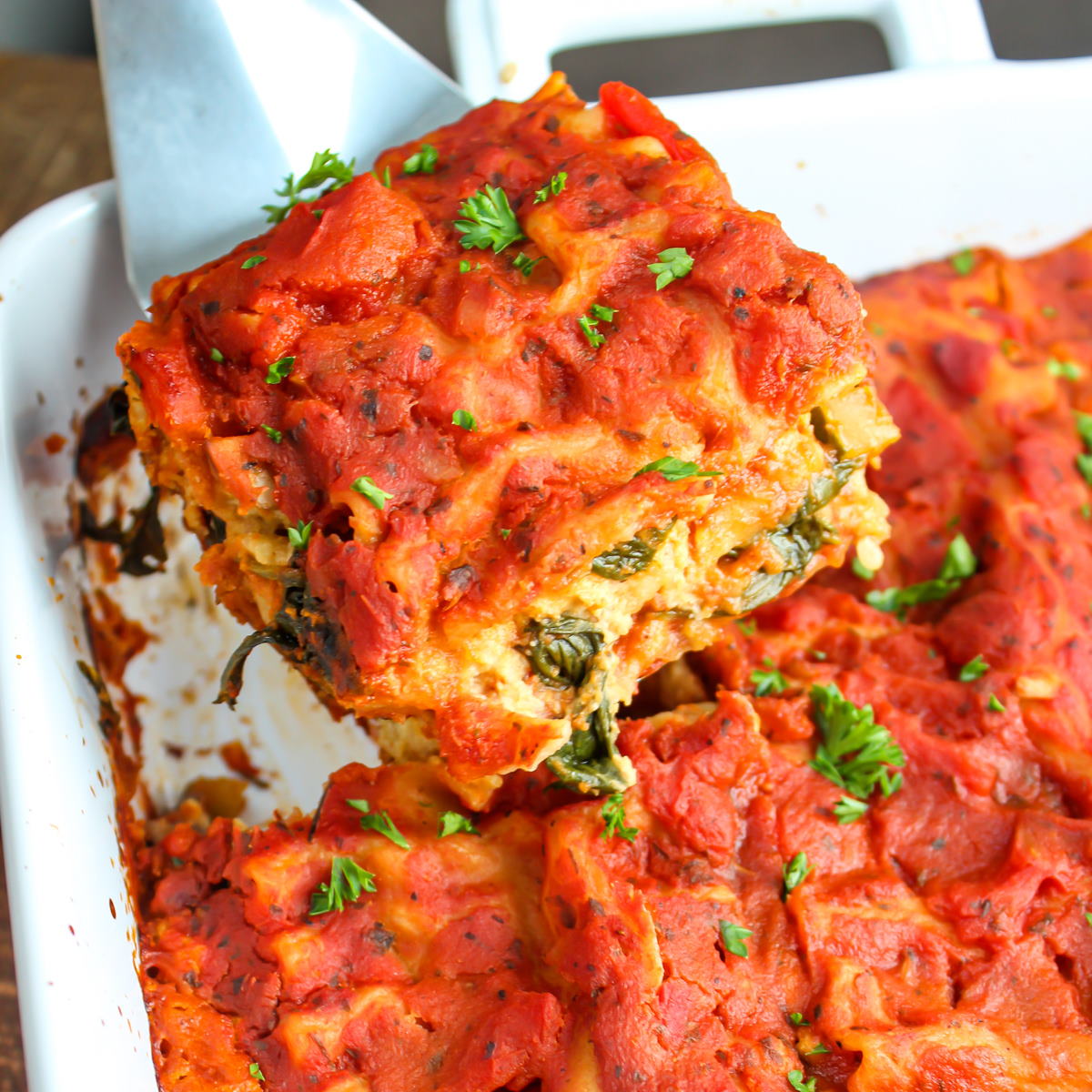 Easy Vegan Lasagna with Chickpea Ricotta The Garden Grazer