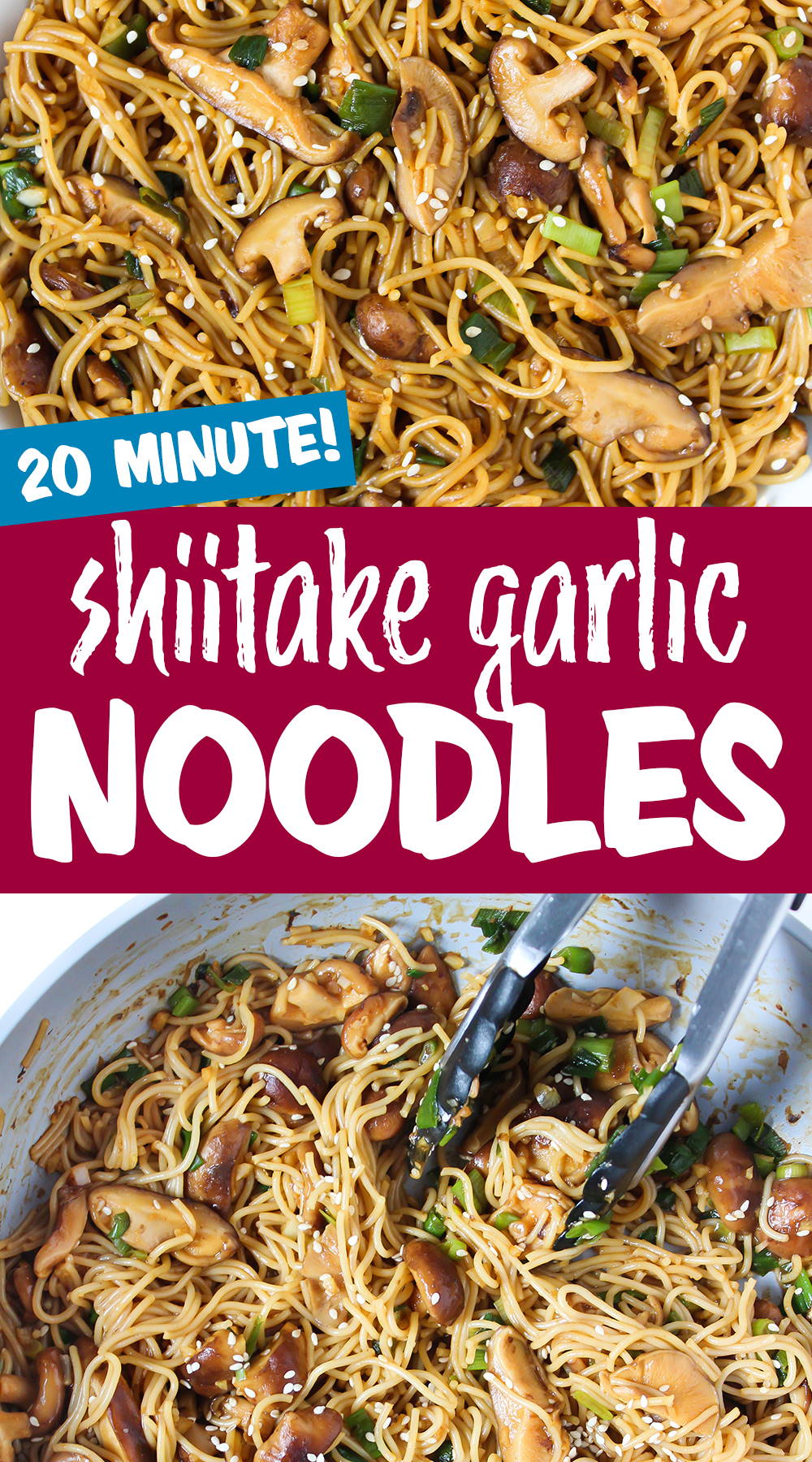 Shiitake Garlic Noodles (Easy + Vegan) The Garden Grazer