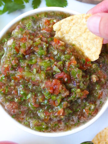 Fresh garden salsa cover photo