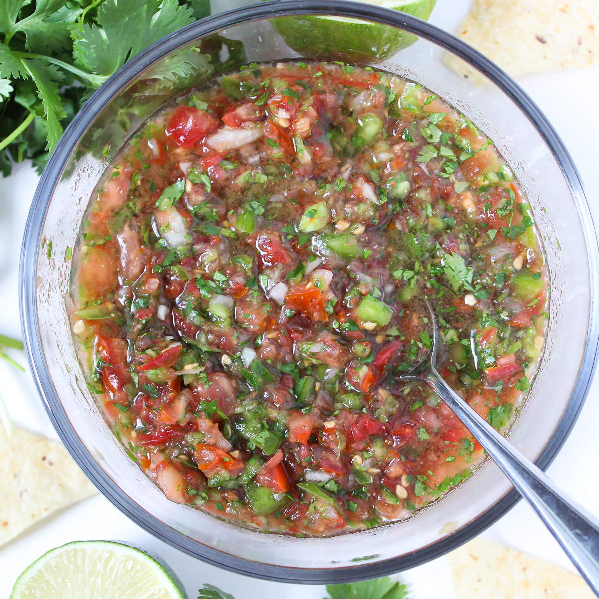 Easy Fresh Tomato Salsa in the Blender - Everyday Southwest