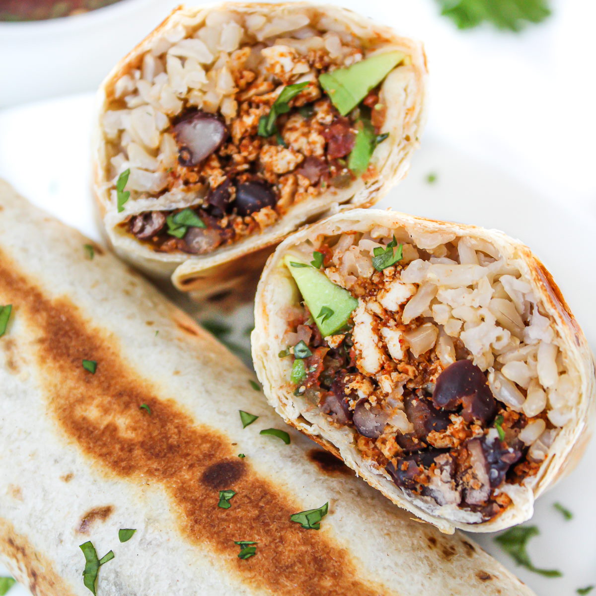 Southwest Tofu Burrito (High Protein, Vegan) The Garden Grazer