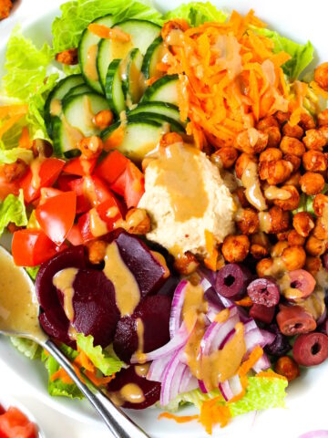 Roasted chickpea salad cover photo