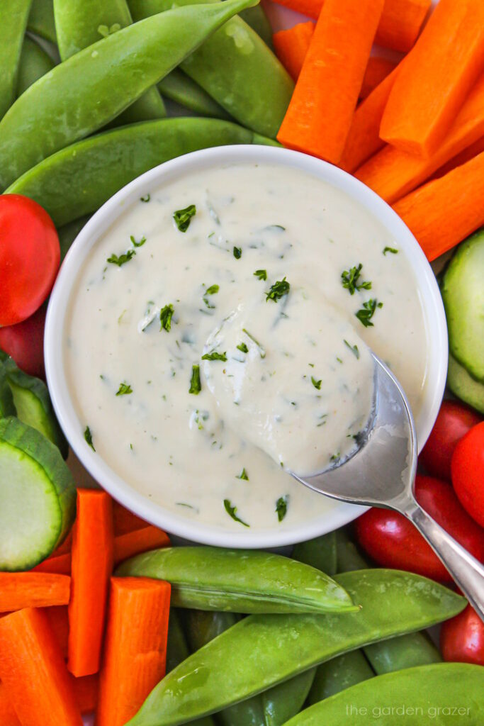 Vegan Ranch Dressing (OilFree) The Garden Grazer