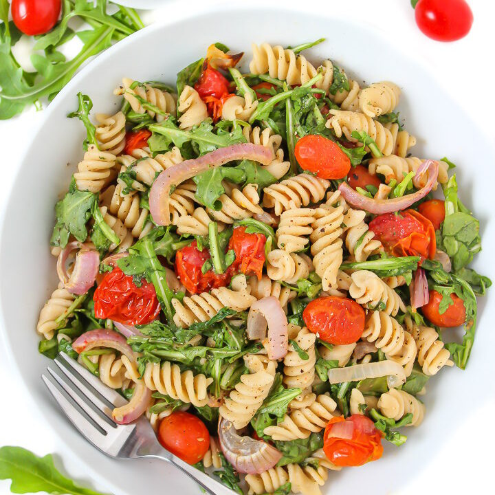 Arugula Pasta Salad (Easy, Vegan!) The Garden Grazer