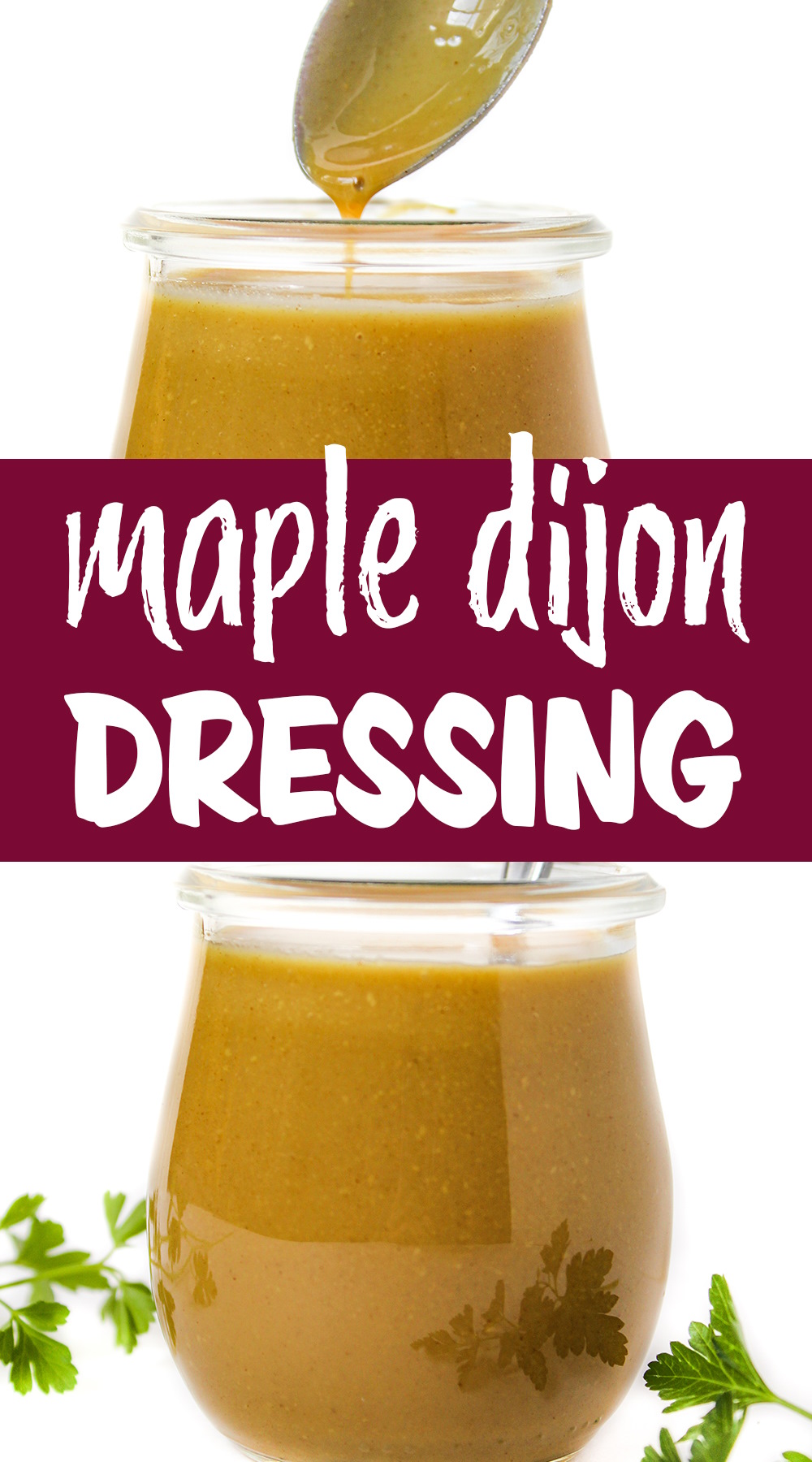 Maple Dijon Dressing (Vegan Honey Mustard) The Garden Grazer