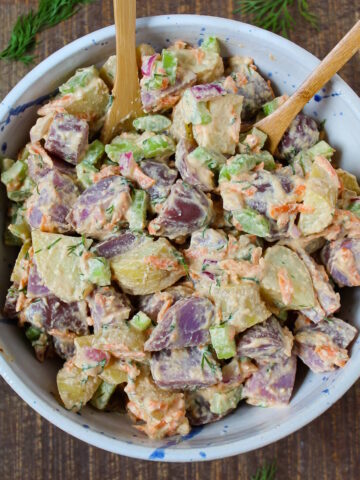 Vegan potato salad cover photo