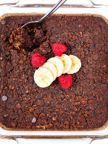 Brownie baked oatmeal cover