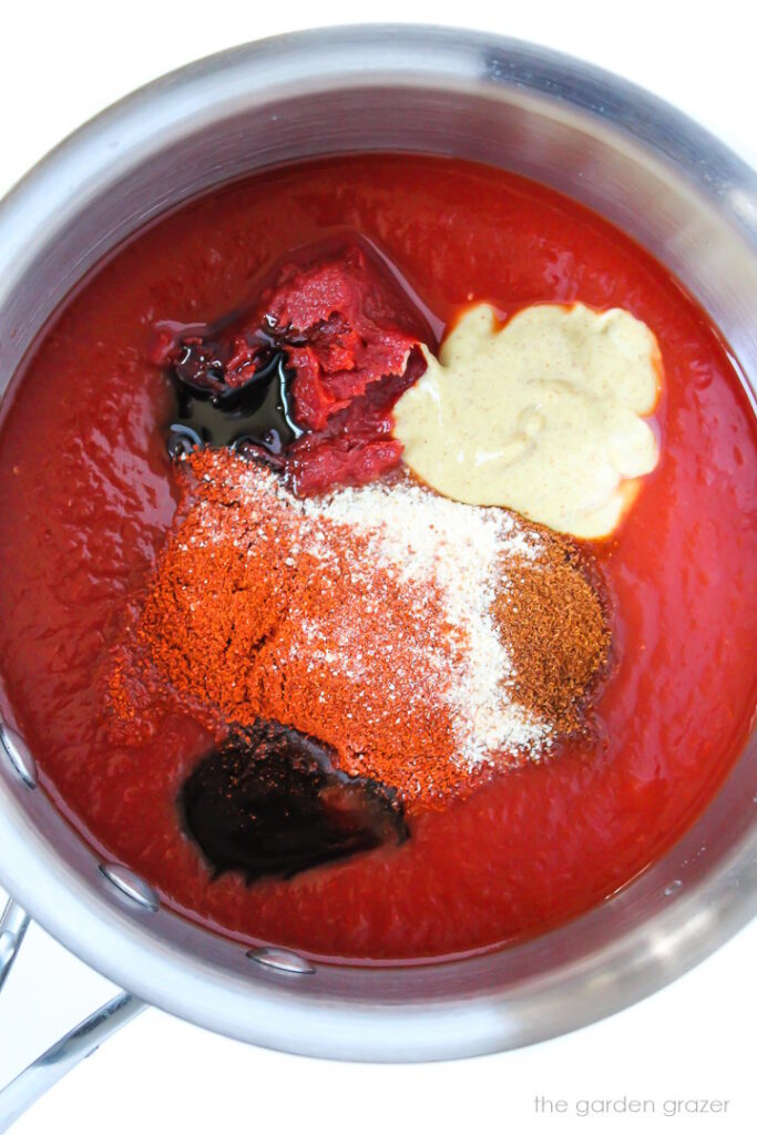 Vegan BBQ Sauce (No Ketchup!) The Garden Grazer