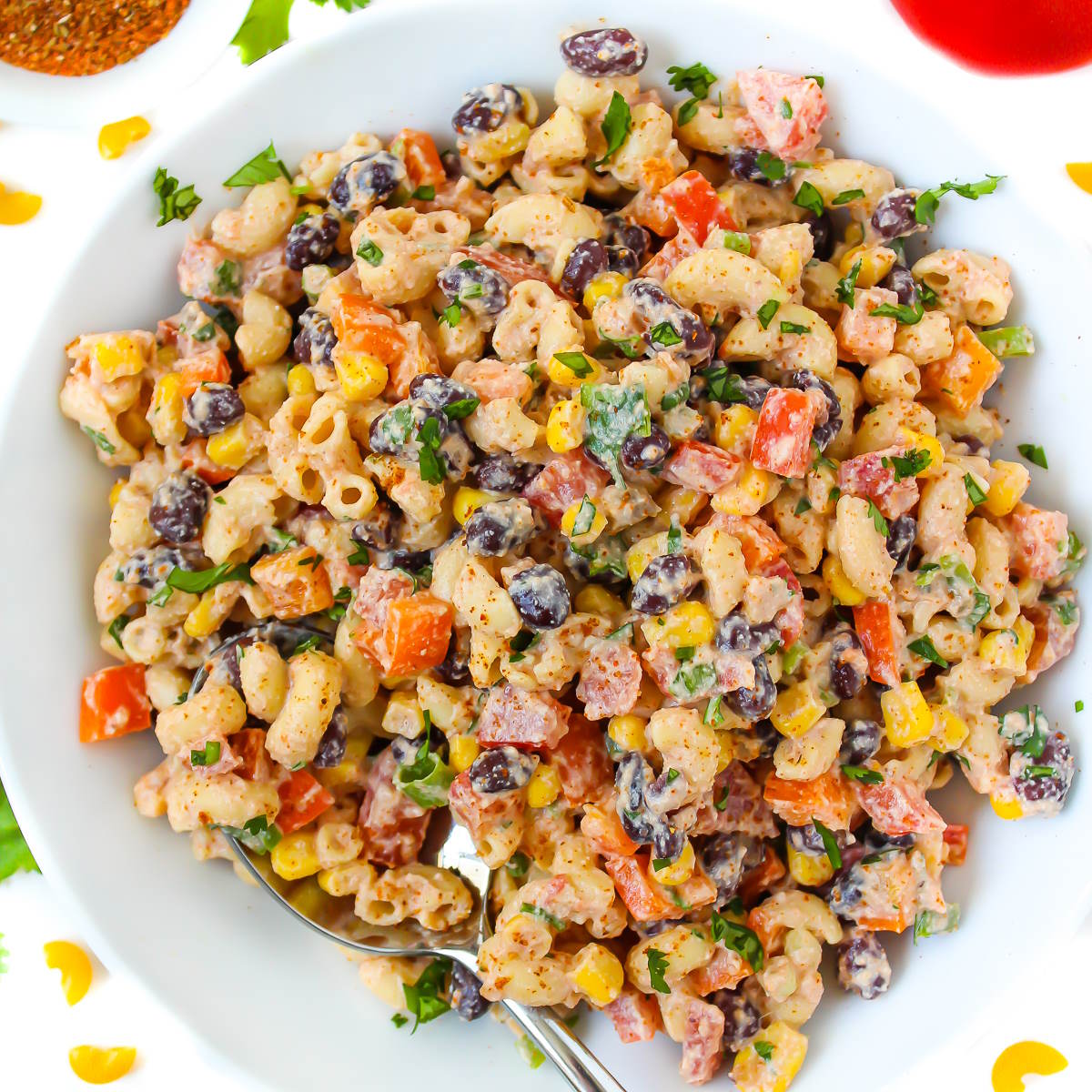 Mexican Macaroni Salad (OilFree!) The Garden Grazer