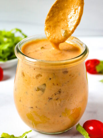Vegan thousand island dressing cover photo